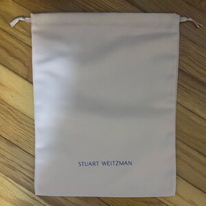 STUART WEITZMAN NEW Pink Drawstring Shoe Dust Bag 13.5”x 10.5”